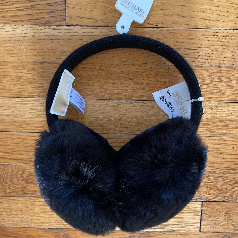 NWT Michael Kors Faux Fur Ear Muffs